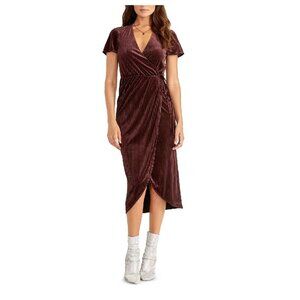 Rachel Rachel Roy Faux-Wrap Midi Dress